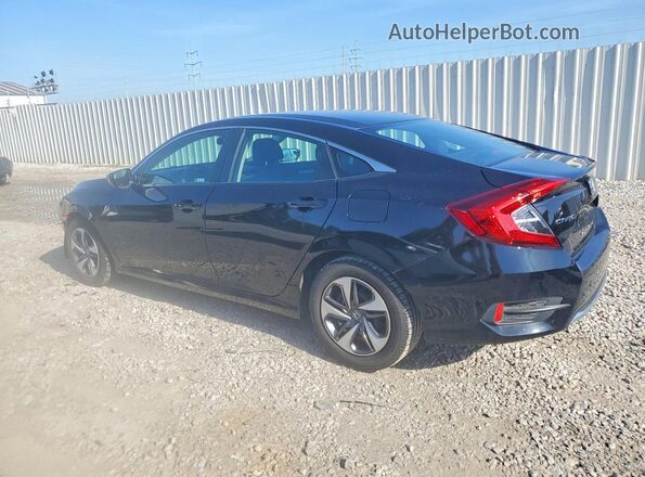 19XFC2F61KE010555 2019 HONDA CIVIC Black Հետևի ձախ