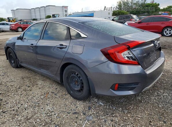 19XFC2F61KE013049 2019 HONDA CIVIC Gray Հետևի աջ