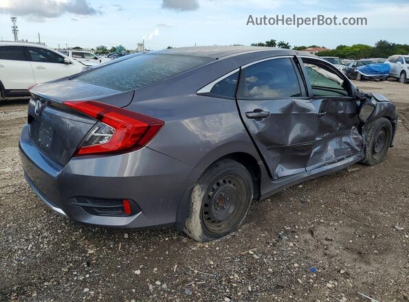 19XFC2F61KE013049 2019 HONDA CIVIC Gray Դիմացի տեսք