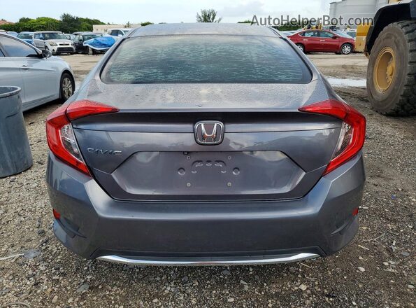 19XFC2F61KE013049 2019 HONDA CIVIC Gray Շարժիչի բաժամունքի տեսք
