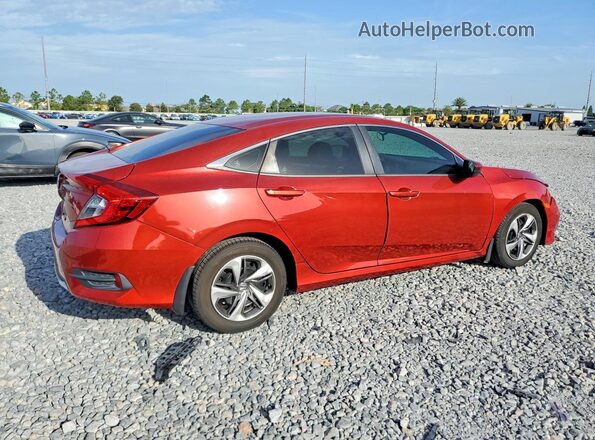 19XFC2F61KE213543 2019 HONDA CIVIC Red უკანა მარჯვენა