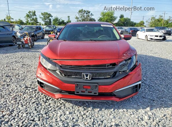 19XFC2F61KE213543 2019 HONDA CIVIC Red წინა ხედი