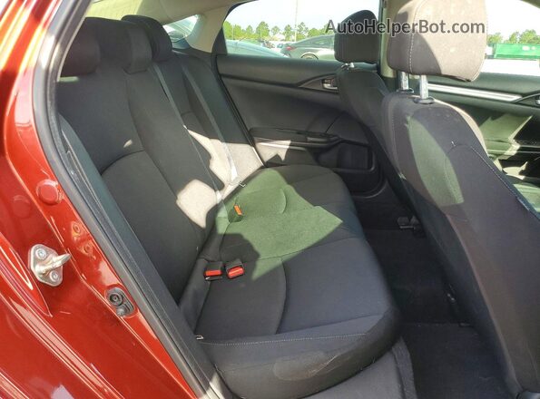 19XFC2F61KE213543 2019 HONDA CIVIC Red უკანა სავარძლების ხედი