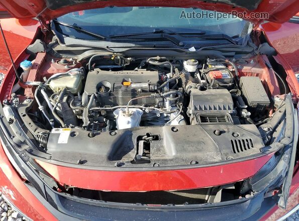 19XFC2F61KE213543 2019 HONDA CIVIC Red უკანა სალონის ხედი