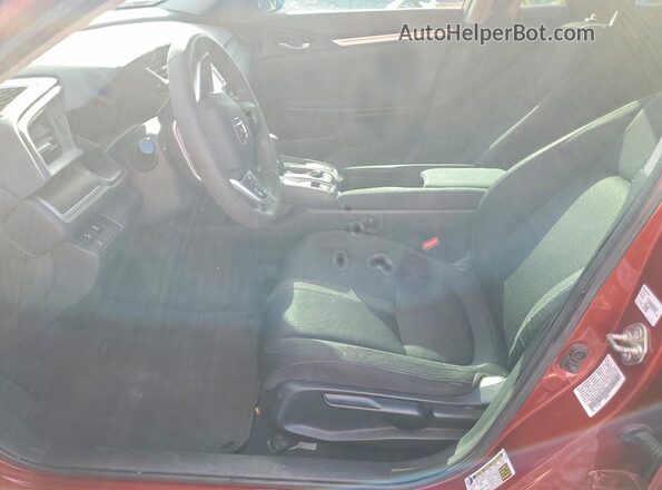 19XFC2F61KE213543 2019 HONDA CIVIC Red წინა სალონის ხედი