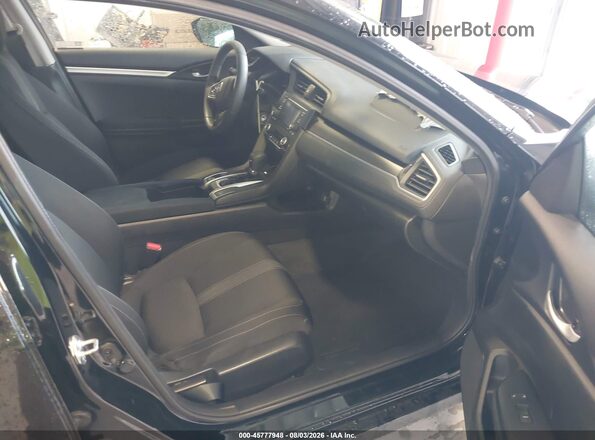 19XFC2F61LE021766 2020 HONDA CIVIC Black Widok wnętrza z przodu