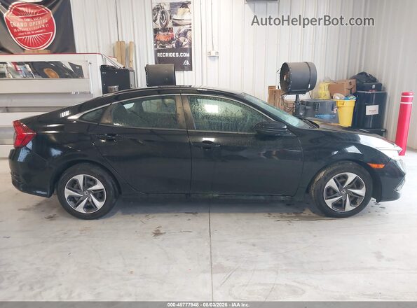 19XFC2F61LE021766 2020 HONDA CIVIC Black Widok wnętrza z tyłu