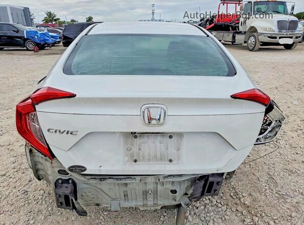 19XFC2F62KE013979 2019 HONDA CIVIC White Вид ззаду