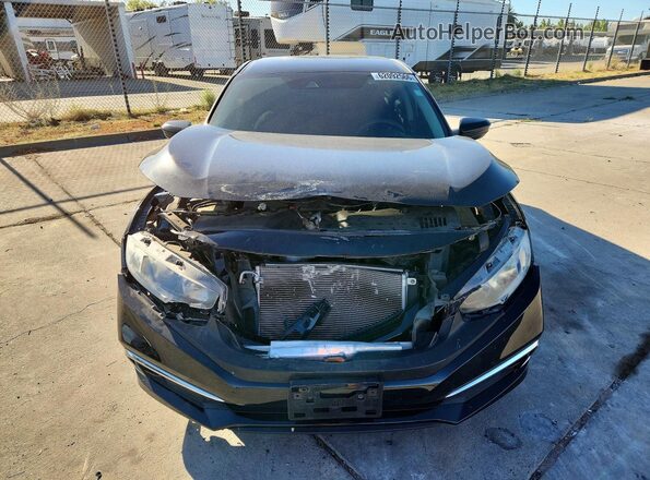 19XFC2F62KE210747 2019 HONDA CIVIC Black Вид спереду