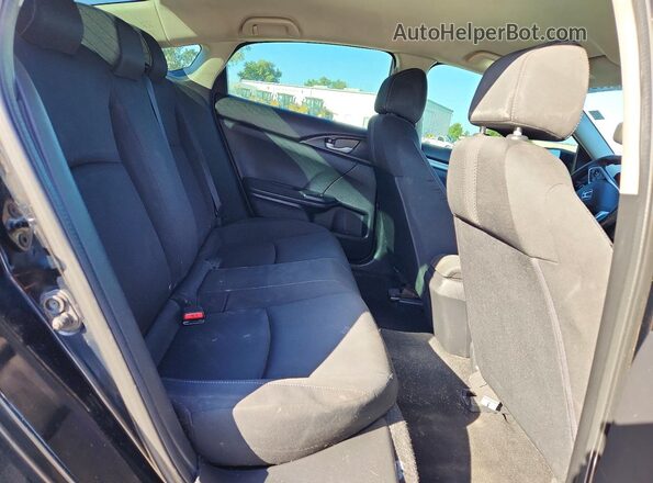 19XFC2F62KE210747 2019 HONDA CIVIC Black Вид задніх сидінь
