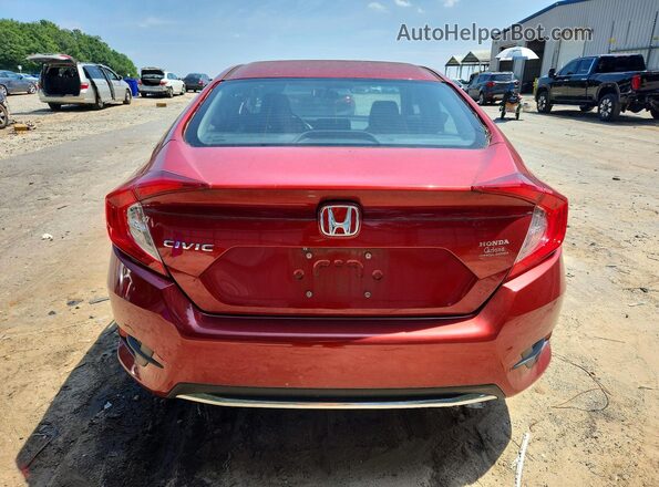 19XFC2F62LE004880 2020 HONDA CIVIC Red Widok z tyłu