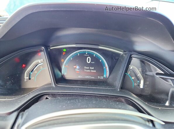19XFC2F62LE005446 2020 HONDA CIVIC Blue Vista del cuadro de instrumentos