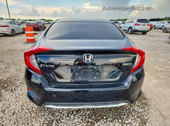 19XFC2F62LE014969 2020 HONDA CIVIC Black უკანა ხედი