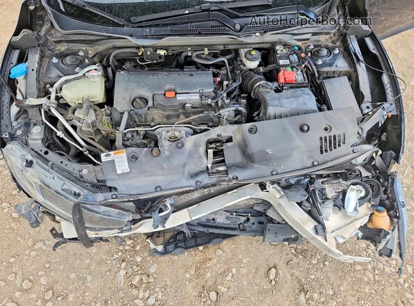 19XFC2F62LE014969 2020 HONDA CIVIC Black უკანა სალონის ხედი