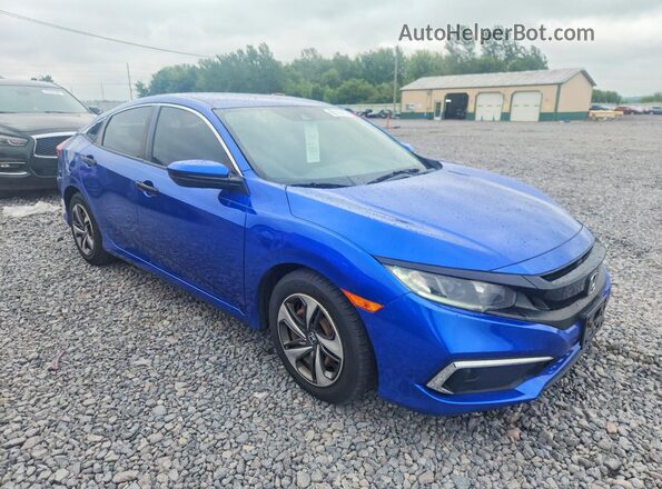 19XFC2F63KE016678 2019 HONDA CIVIC Синий Передняя правая четверть