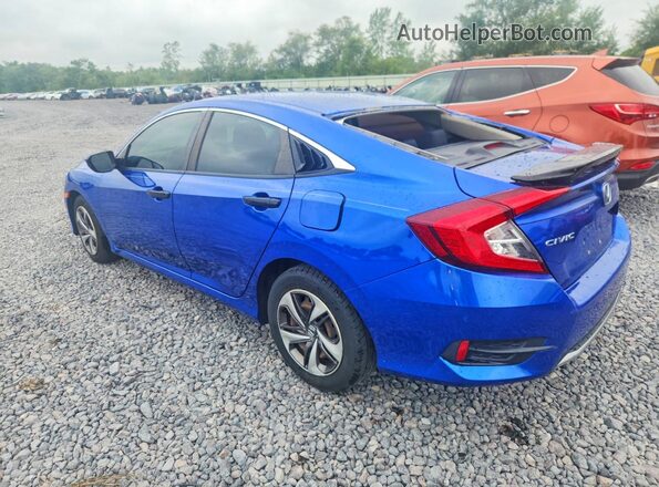 19XFC2F63KE016678 2019 HONDA CIVIC Синий Задняя левая четверть