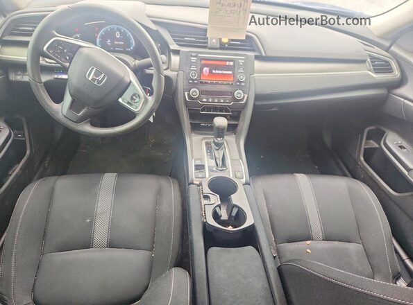 19XFC2F63KE016678 2019 HONDA CIVIC Синий Вид панели приборов