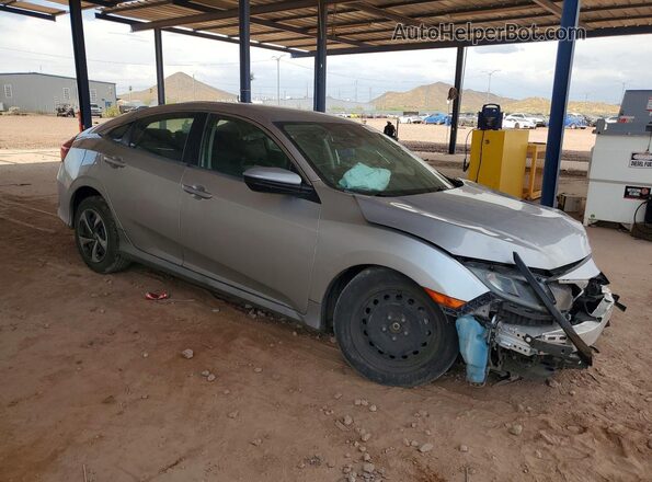 19XFC2F63KE203399 2019 HONDA CIVIC Silver Передня права чверть
