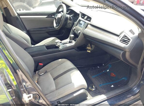 19XFC2F63KE207856 2019 HONDA CIVIC Черный Вид салона спереди