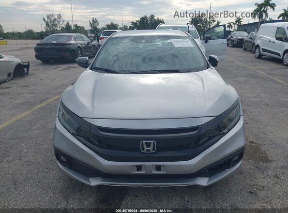 19XFC2F63LE004953 2020 HONDA CIVIC Silver Вид щитка приладів