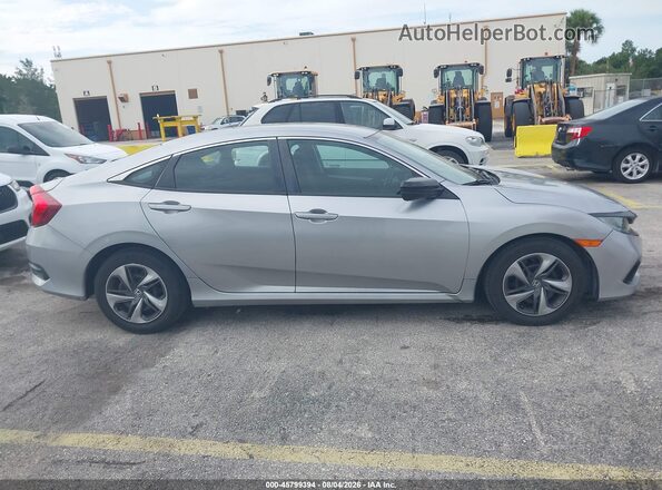 19XFC2F63LE004953 2020 HONDA CIVIC Silver Вид задньої частини салону