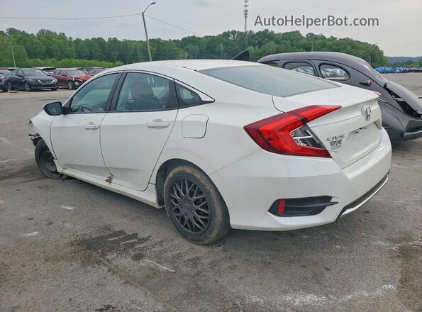 19XFC2F63LE010381 2020 HONDA CIVIC White Հետևի ձախ