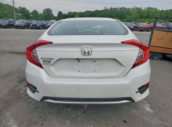 19XFC2F63LE010381 2020 HONDA CIVIC White Հետևի տեսք