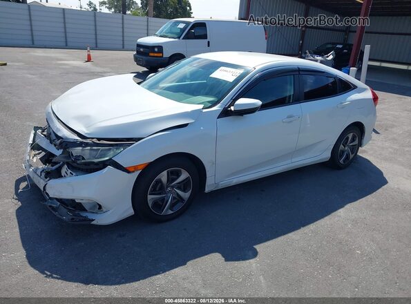 19XFC2F63LE216543 2020 HONDA CIVIC Белый Передняя левая четверть