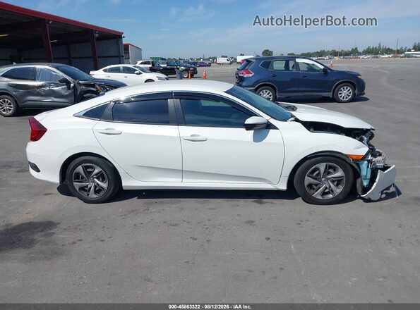 19XFC2F63LE216543 2020 HONDA CIVIC Белый Вид задней части салона