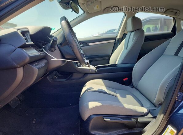 19XFC2F64KE001798 2019 HONDA CIVIC Blue Vista interior delantera
