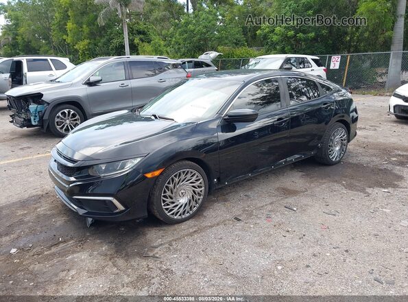 19XFC2F64KE028824 2019 HONDA CIVIC Black Przód lewy