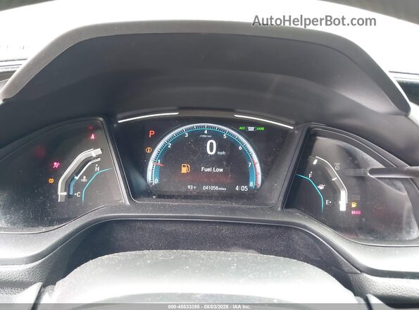 19XFC2F64KE028824 2019 HONDA CIVIC Black Widok tylnych siedzeń
