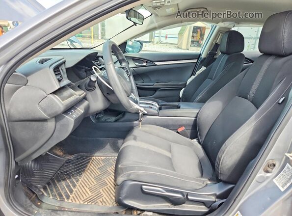 19XFC2F64KE041959 2019 HONDA CIVIC Silver Front interior view