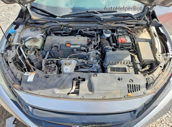 19XFC2F64KE041959 2019 HONDA CIVIC Silver Rear interior view