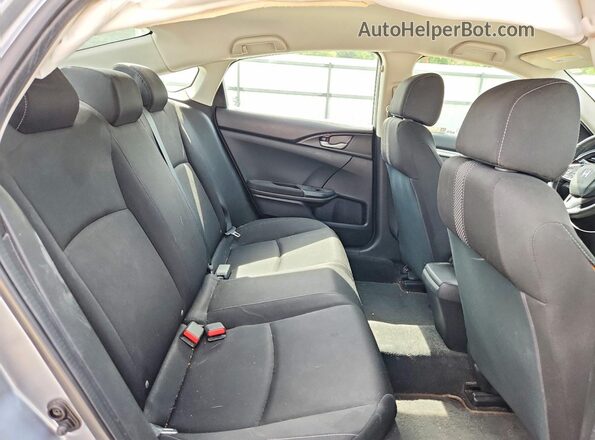 19XFC2F64KE041959 2019 HONDA CIVIC Silver Rear seats view