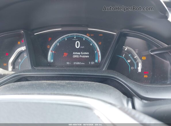 19XFC2F64KE207638 2019 HONDA CIVIC Gray Հետևի նստատեղերի տեսք