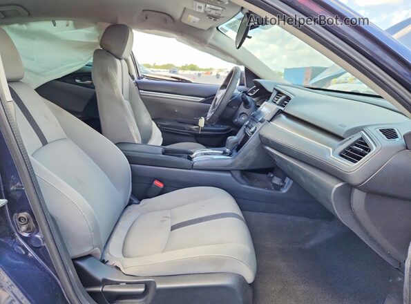 19XFC2F64LE013886 2020 HONDA CIVIC Gray Vista interior delantera