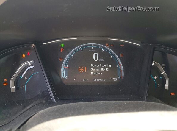 19XFC2F64LE021471 2020 HONDA CIVIC White Սարքավորումների վահանակի տեսք