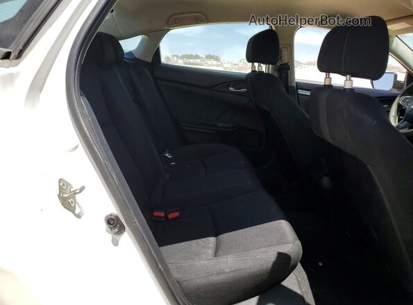 19XFC2F64LE021471 2020 HONDA CIVIC White Հետևի նստատեղերի տեսք