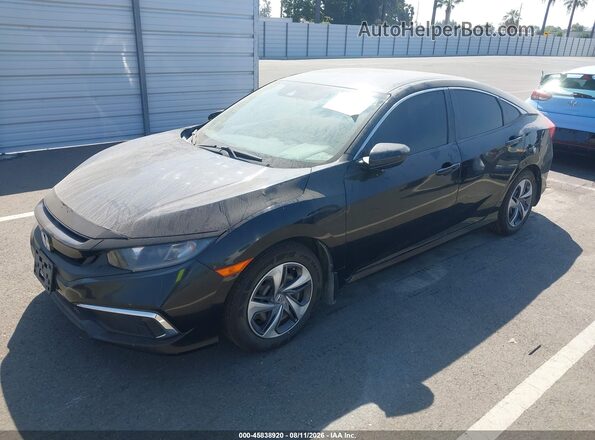 19XFC2F64LE200335 2020 HONDA CIVIC Black Vista tres cuartos delantera izquierda