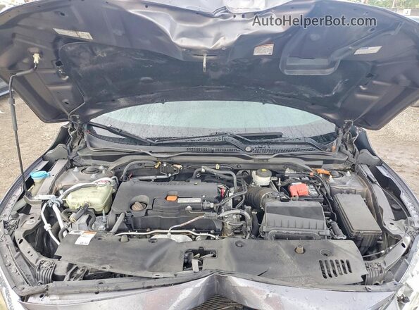 19XFC2F65GE060527 2016 HONDA CIVIC Gray Widok wnętrza z tyłu