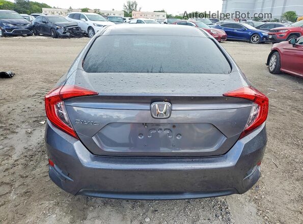 19XFC2F65GE060527 2016 HONDA CIVIC Gray Widok z tyłu