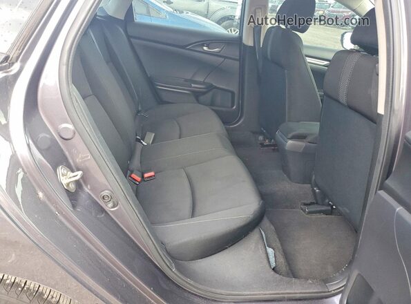 19XFC2F65GE060527 2016 HONDA CIVIC Gray Widok tylnych siedzeń