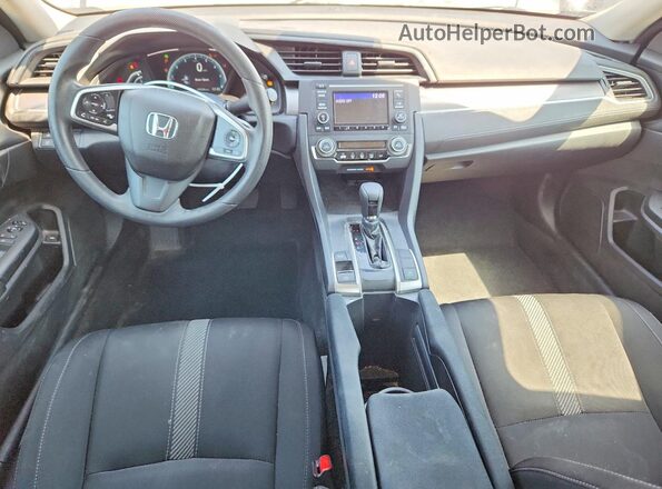 19XFC2F65HE052770 2017 HONDA CIVIC Silver Առջևի վահանակի տեսք