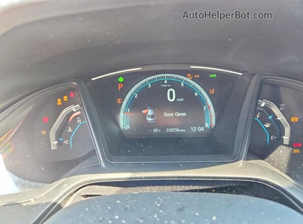 19XFC2F65HE052770 2017 HONDA CIVIC Silver Սարքավորումների վահանակի տեսք