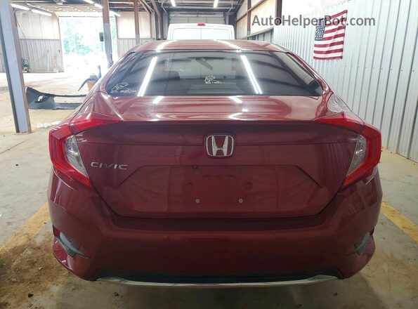 19XFC2F65KE032588 2019 HONDA CIVIC Burgundy Հետևի տեսք