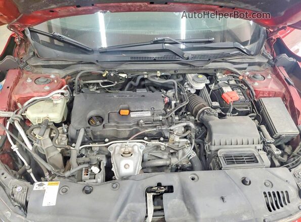 19XFC2F65KE032588 2019 HONDA CIVIC Burgundy Սալոնի հետևի տեսք