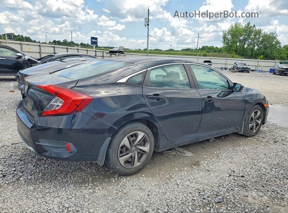 19XFC2F65KE034907 2019 HONDA CIVIC Black უკანა მარჯვენა