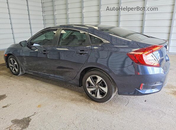 19XFC2F65KE206983 2019 HONDA CIVIC Blue Trasero izquierdo