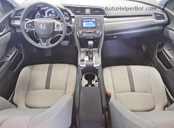 19XFC2F65KE206983 2019 HONDA CIVIC Blue Vista del salpicadero